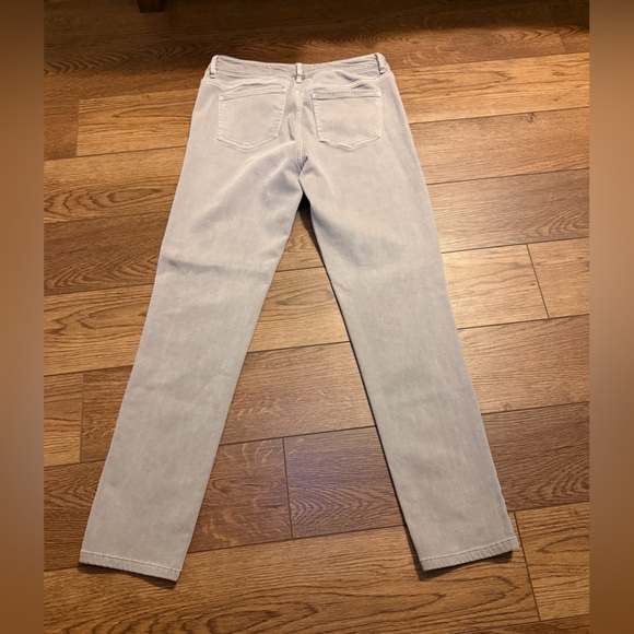 J.Jill denim boyfriend straight-leg ankle jeans tan - Picture 2 of 5